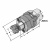 Quernut-Aufsteckdorn HSK 100-16-50 Kemmler