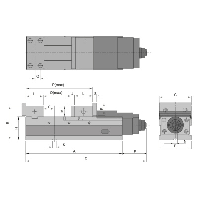 Präzisionsschraubstock ALQ-160G/HV Kemmler
