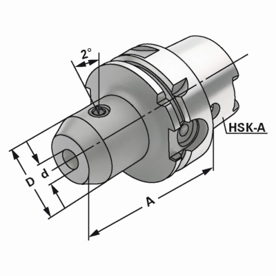Whistle Notch HSK 63-12-90 Kemmler